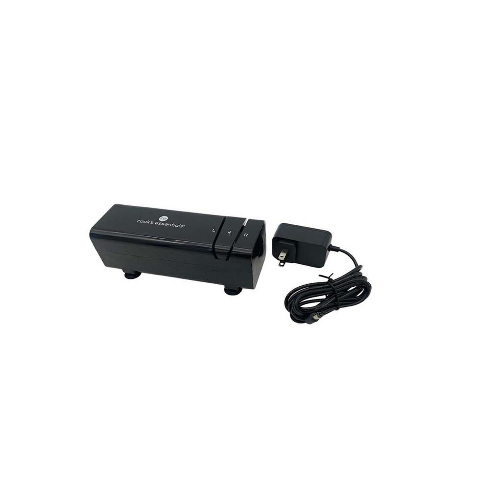 Cook's Essentials Electric 1-Stage Knife Sharpener Black
